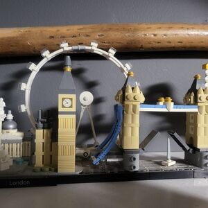 Miniature London Skyline Building Set. No Box Or Manual